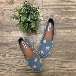 Steve Madden Chambray Star Platform Espadrilles ❤️
